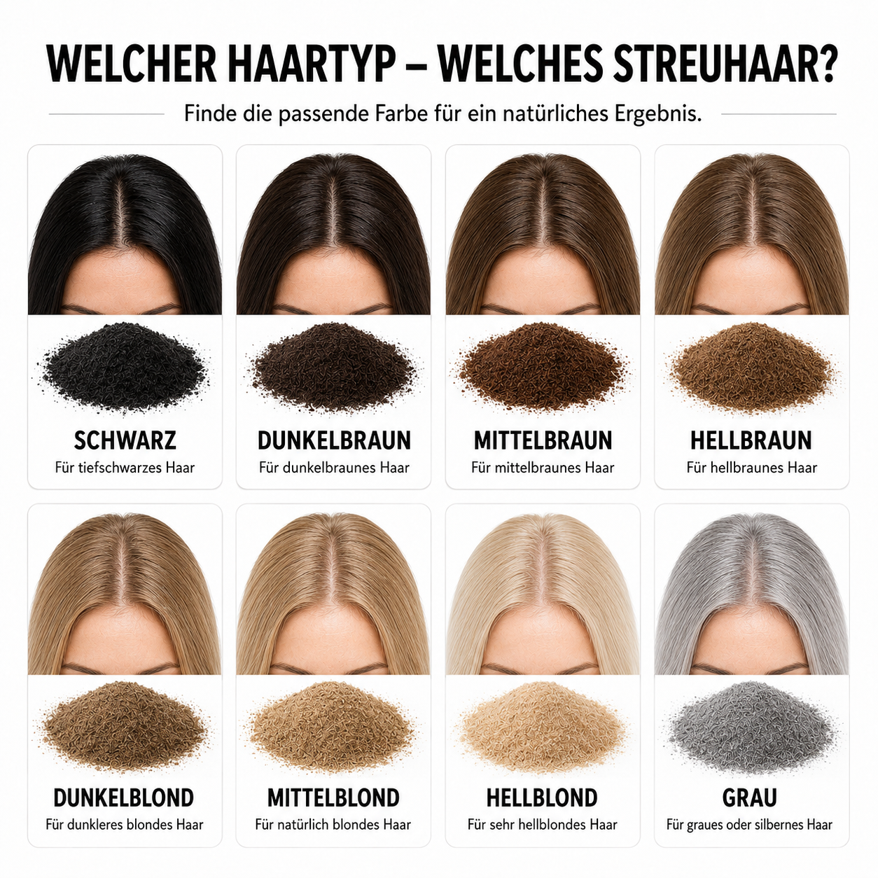 KÖ-HAIR FIBERS 30g hair thickener, loose hair, hair powder