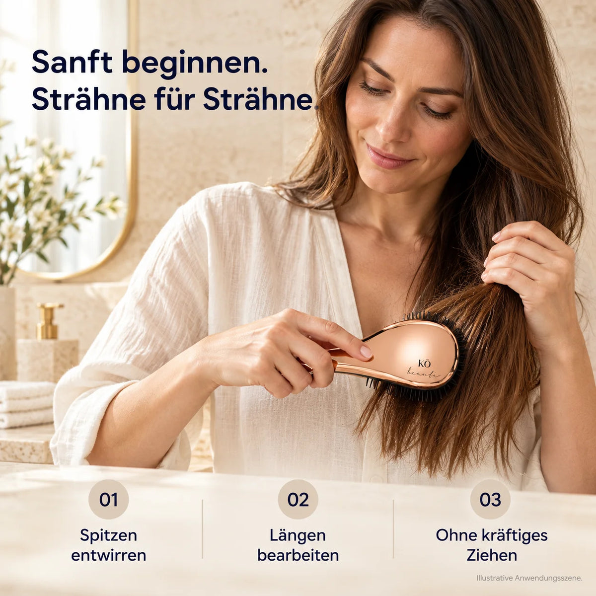 KÖ beauté Detangler – anwendung