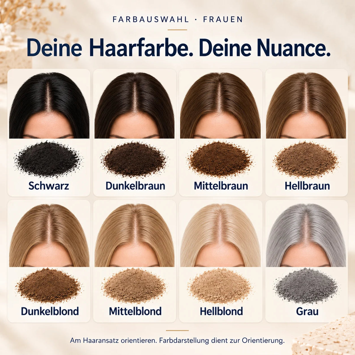 KÖ-HAIR Fibers 30 g – acht Farbnuancen für Frauen