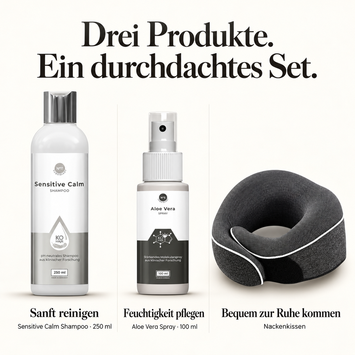 Drei Produkte im Komfort-Bundle
