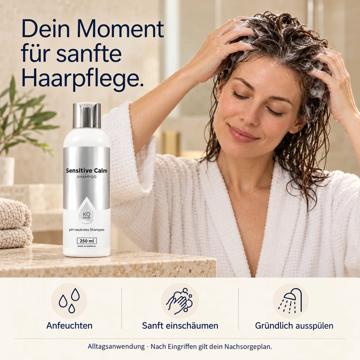 Sensitive Calm Shampoo – anwendung