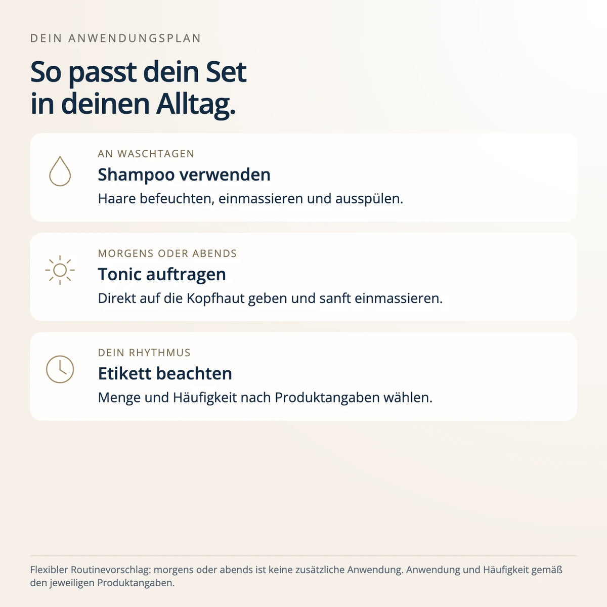 KÖ-HAIR Redensyl® Duo – Shampoo & Tonic gegen genetisch bedingten Haarausfall – Anwendung und Routine