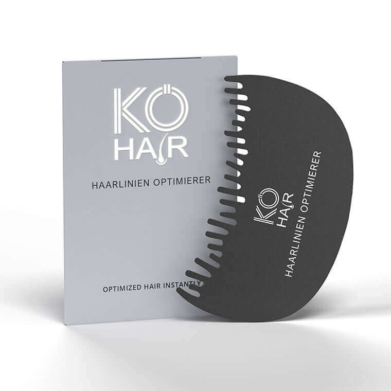 KÖ-HAIR Haarlinien-Optimierer mit Verpackung, für natürliche Haarlinien und optimales Styling.