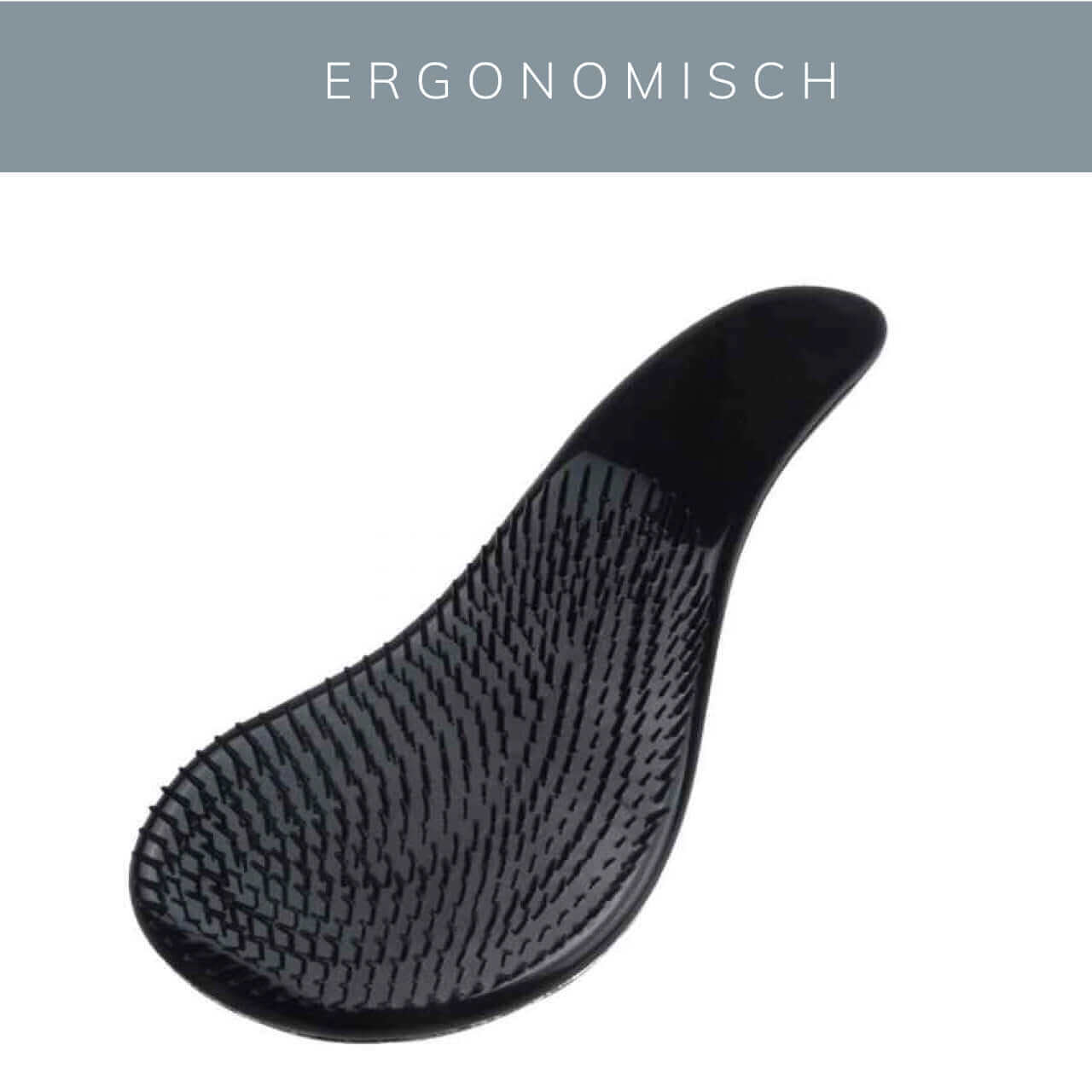 Ergonomisch gestaltete KÖ beauté Hair Brush zur schmerzfreien Entknotung für alle Haartypen.