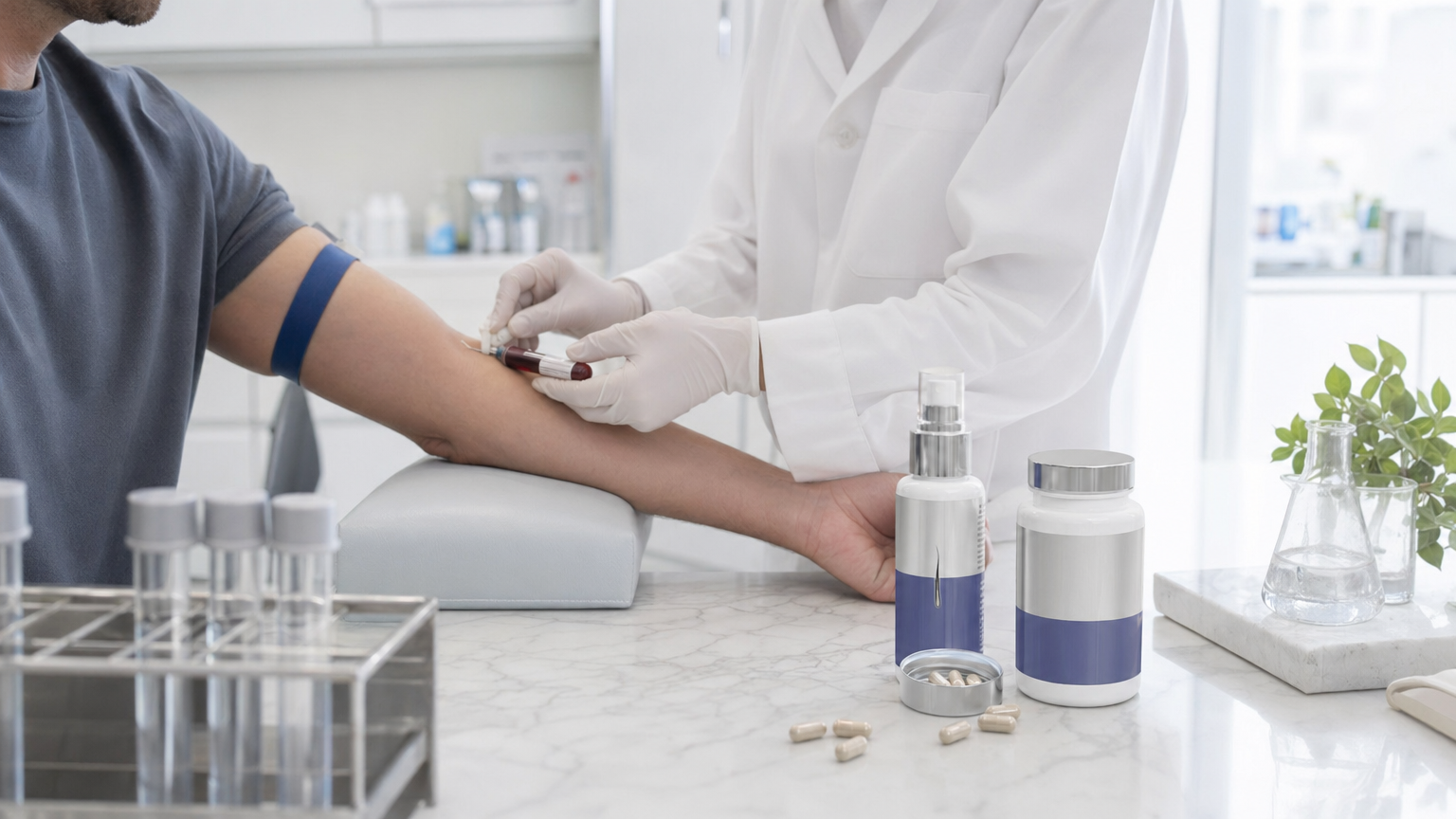 Das Blutbild vor der Haartransplantation: Welche Laborwerte Ihren OP-Erfolg beeinflussen