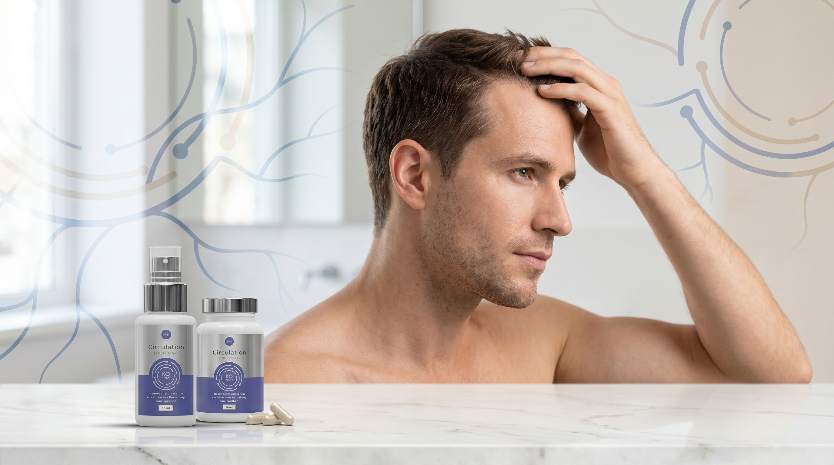 Deoxyribose und Haarwachstum: Wie ein DNA-Zucker die Kopfhautdurchblutung revolutionieren könnte