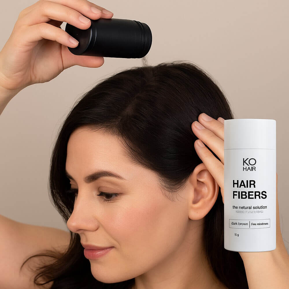 Der perfekte Haaransatz in Sekunden: Streuhaare Styling-Finish