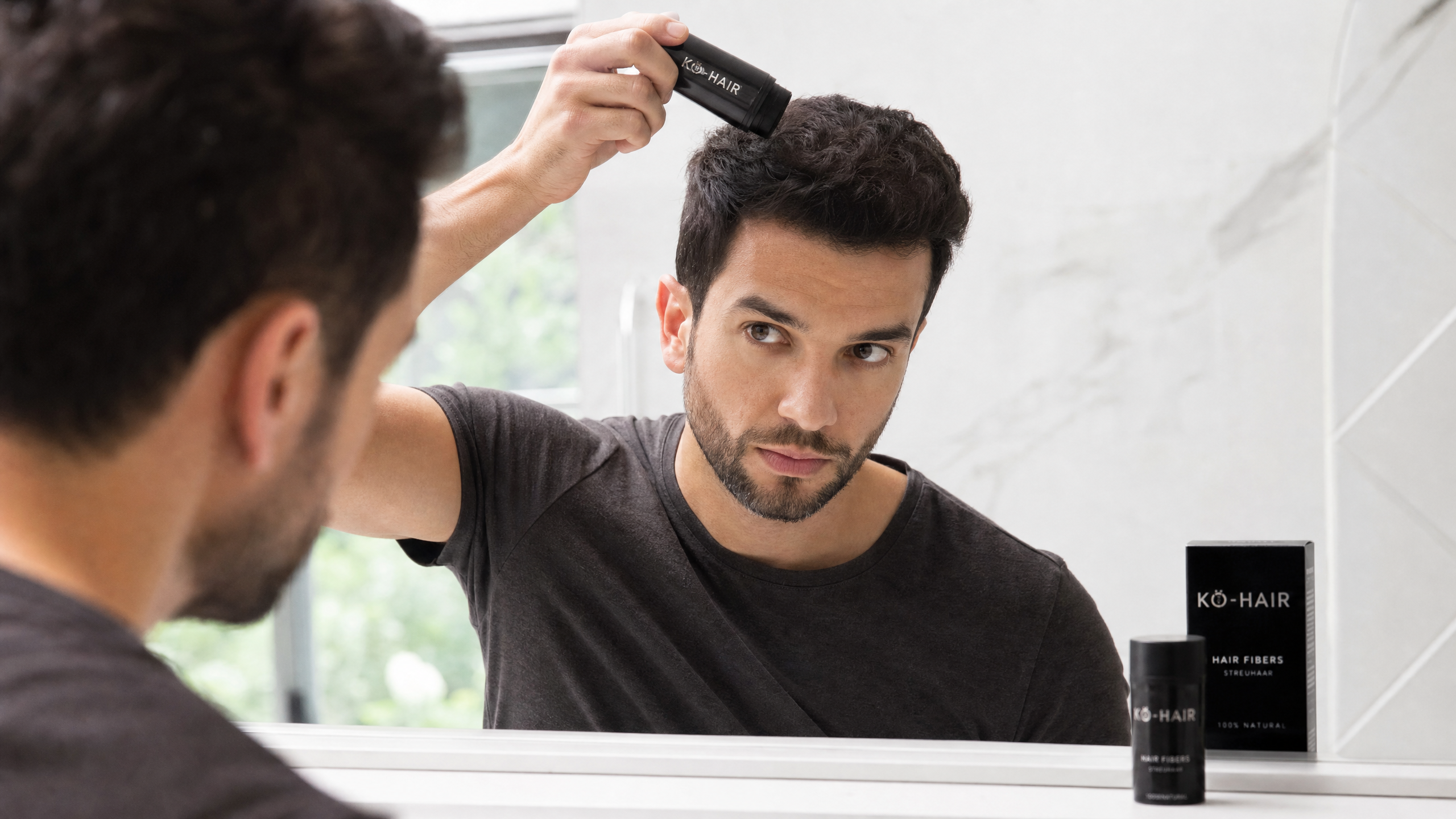 Soforthilfe bei lichtem Haar: Warum KÖ-HAIR Streuhaar das unverzichtbare Styling-Tool 2026 ist