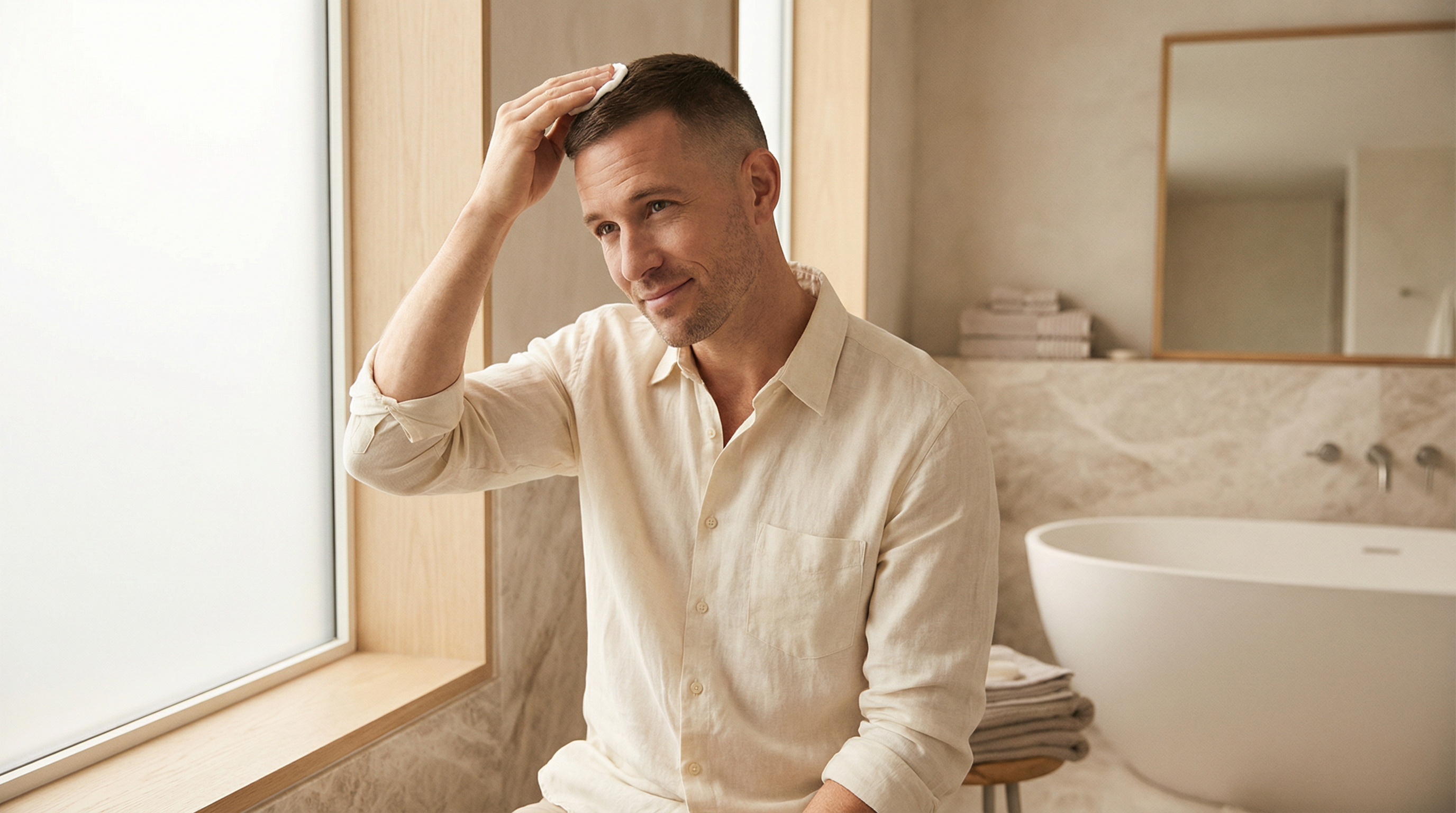 Rötungen und Krusten nach der Haartransplantation