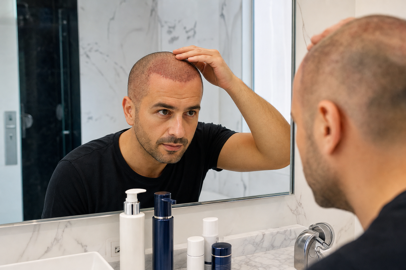 Rötungen und Krusten nach der Haartransplantation: Was normal ist und wie Sie die Heilung unterstützen
