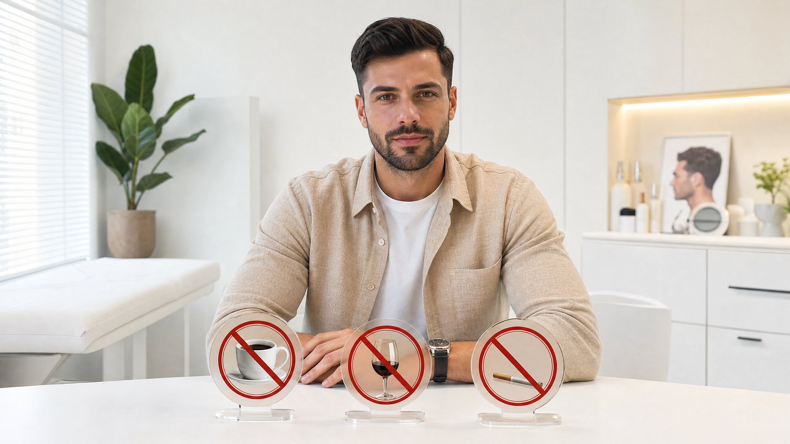 Rauchen, Alkohol und Koffein vor der Haartransplantation: Warum Verzicht Ihren OP-Erfolg bestimmt
