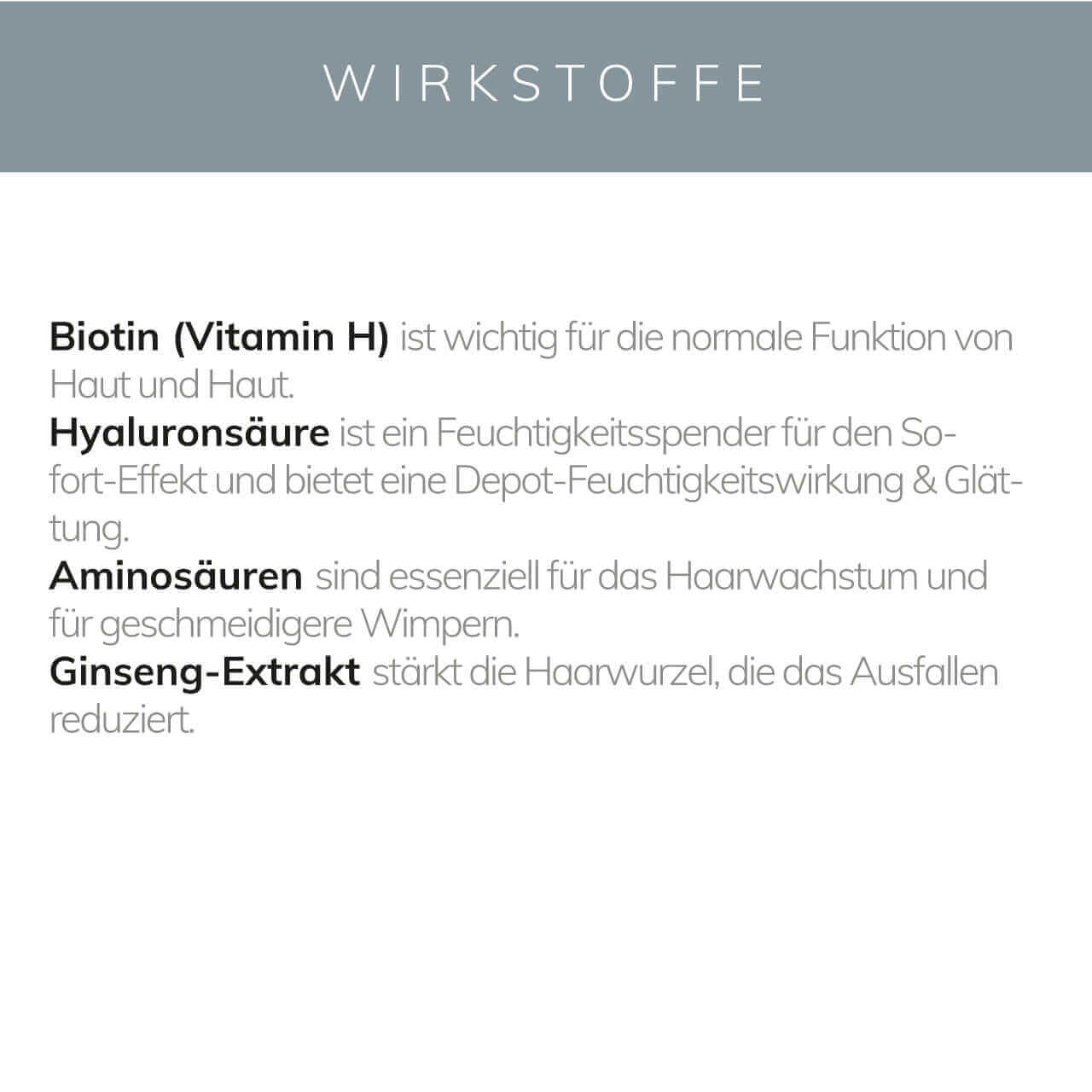 Wimpern- und Augenbrauenserum - KÖsmetik