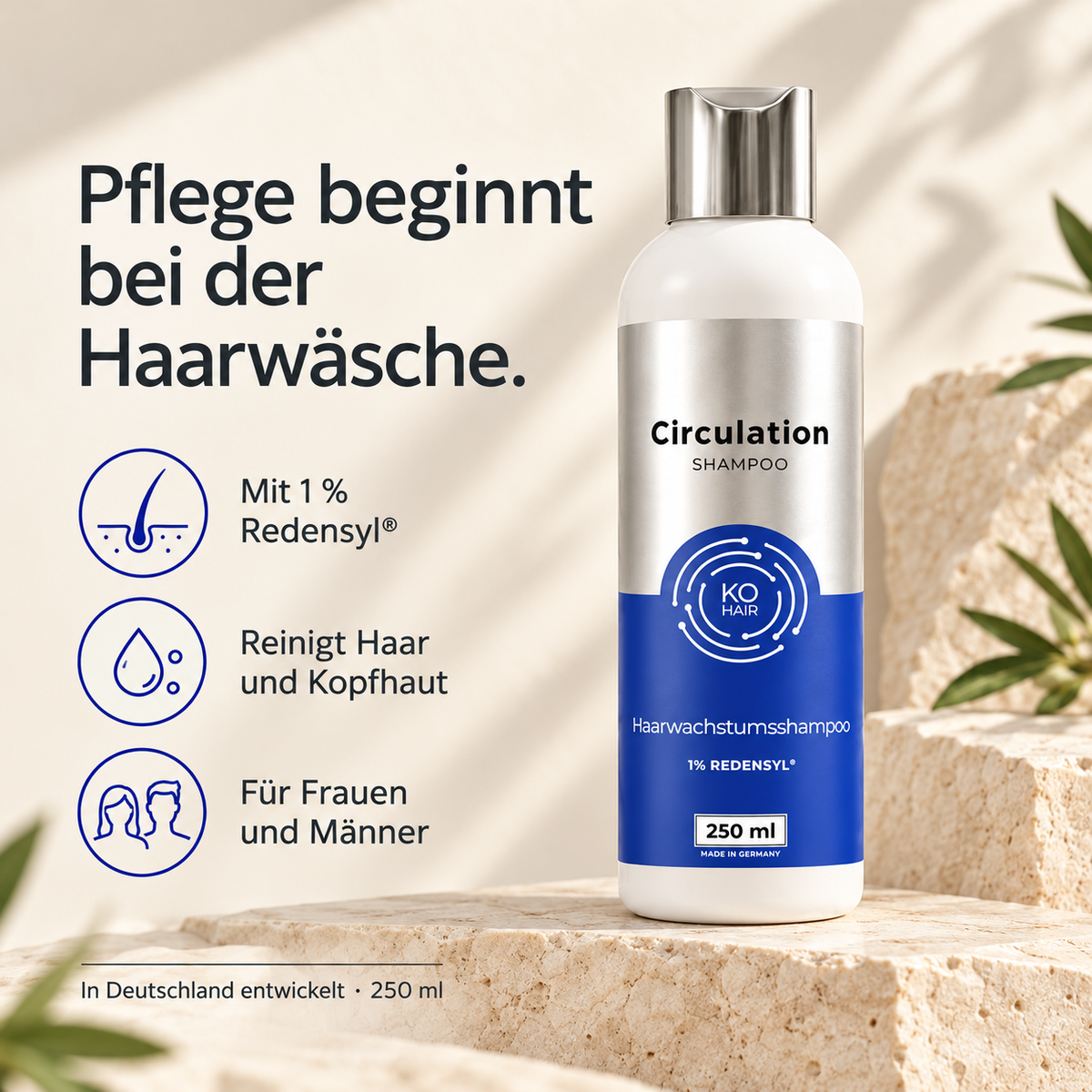 Circulation Shampoo – mit 1 % Redensyl, Reinigung von Haar und Kopfhaut