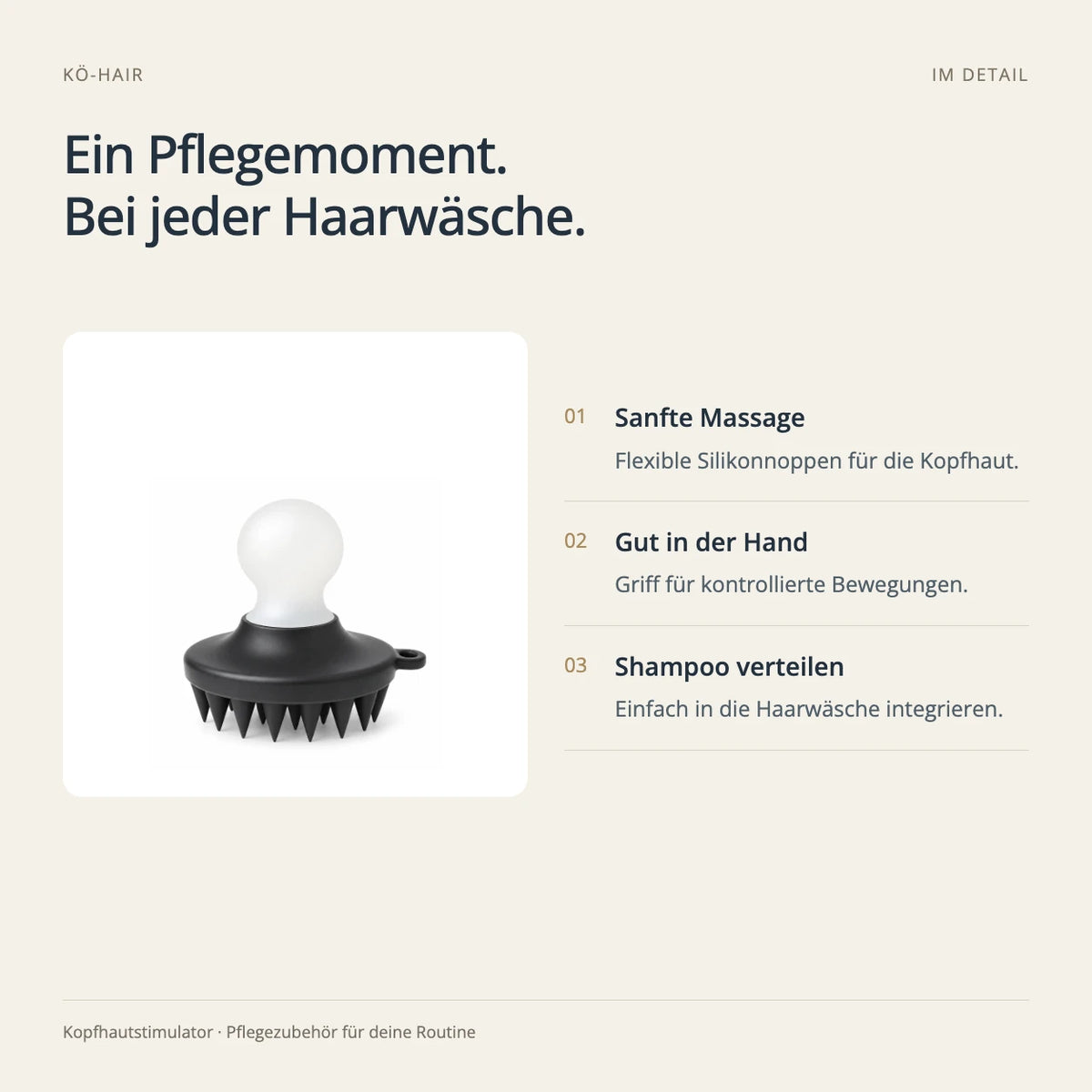 Kopfhaut Stimulierer, aktiviert die Haarwurzeln – Produktvorteile