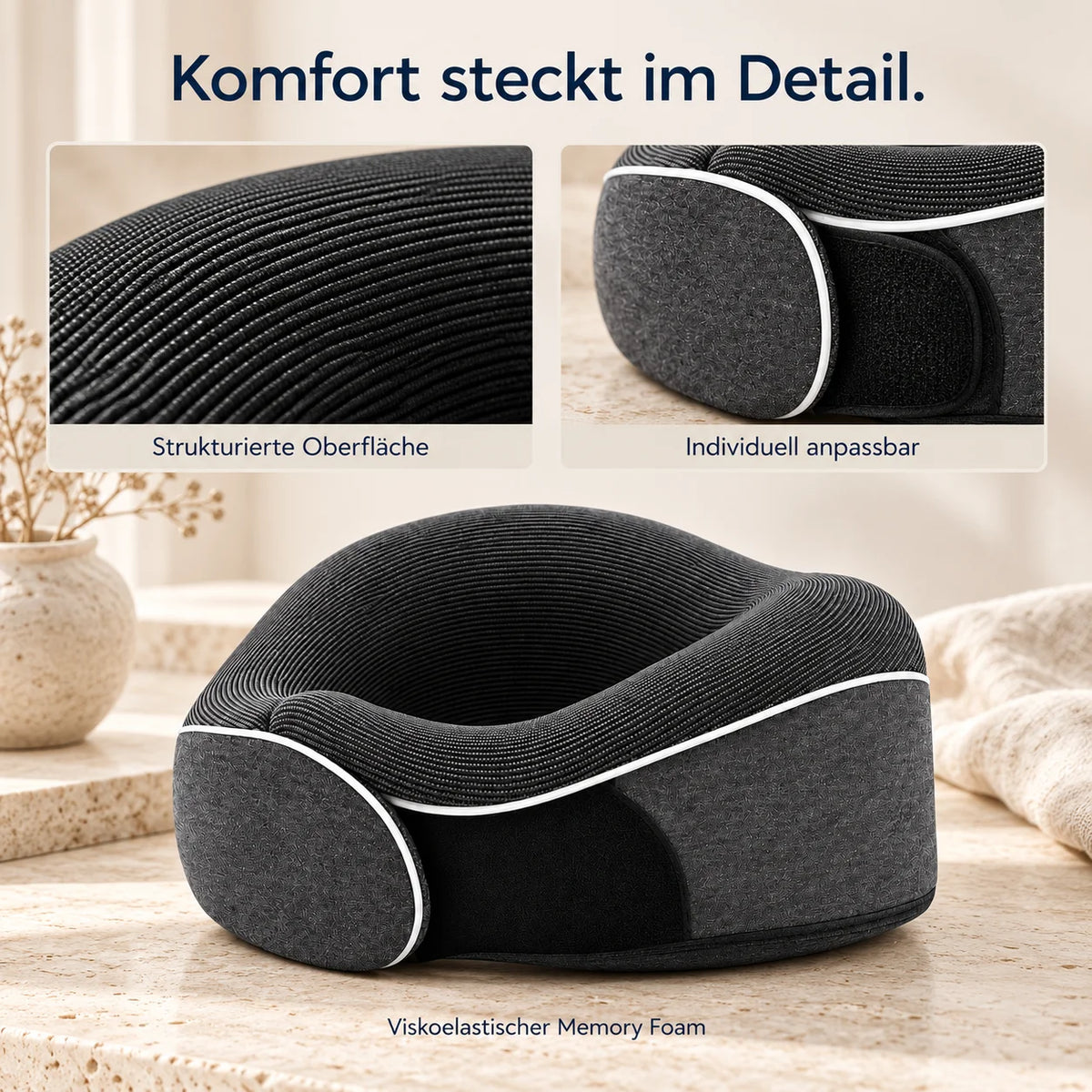 KÖ-HAIR Nackenkissen – material