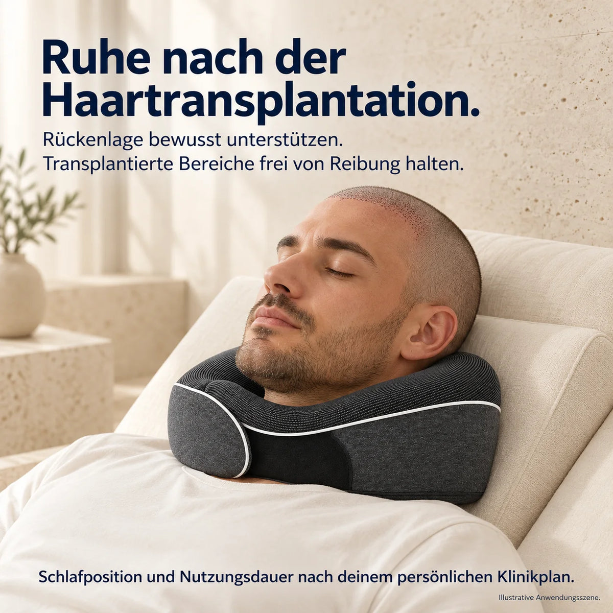 KÖ-HAIR Nackenkissen – nachsorge