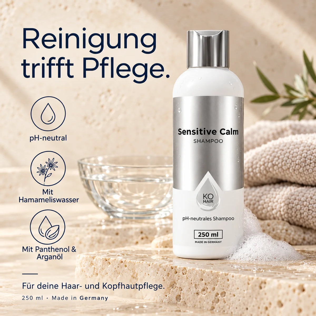 Sensitive Calm Shampoo – routine