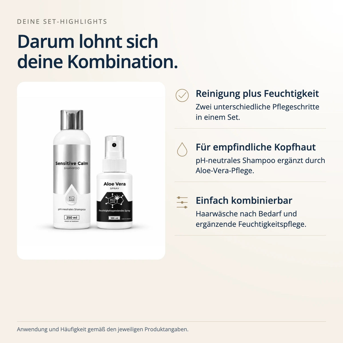 Sensitive Kopfhaut Pflege-Set – Vorteile des Sets