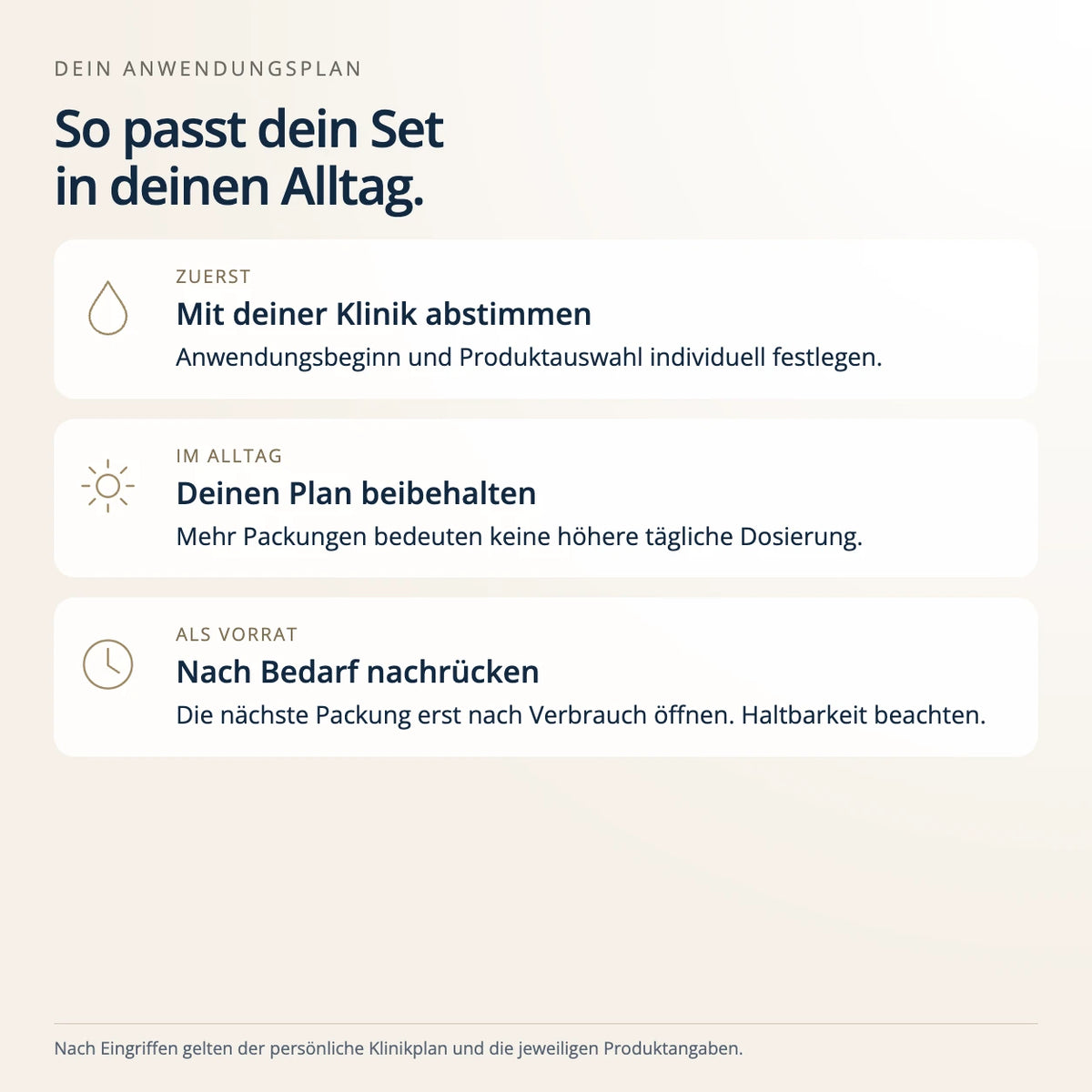Komplettpaket Haartransplantation Plus – Anwendung und Routine