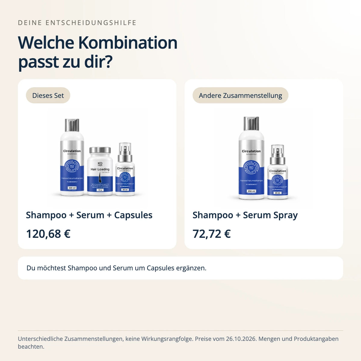 KÖ-Hair Redensyl Power-Trio – Pflege & Nährstoffe für volles Haar – Auswahlhilfe