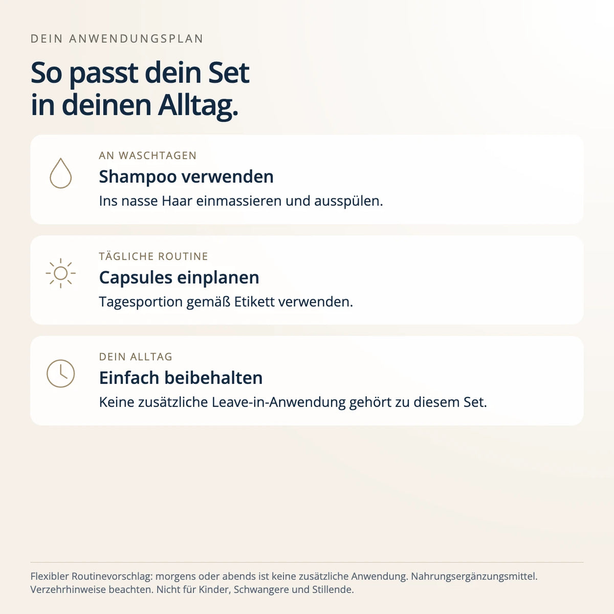 Basis-Bundle Anti-Haarausfall – Anwendung und Routine