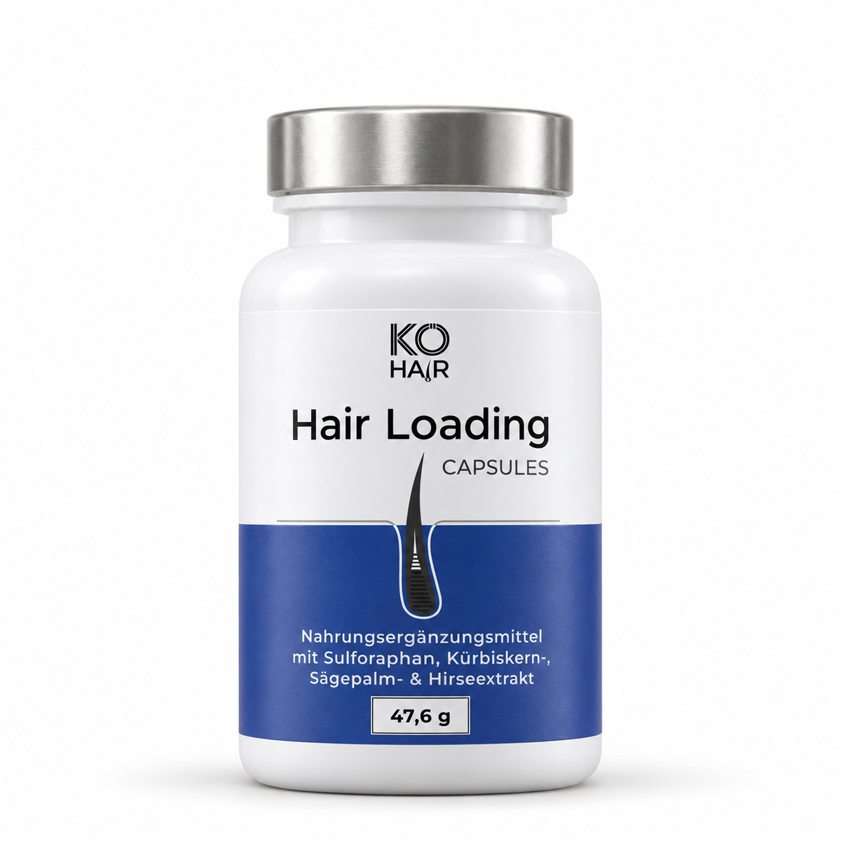 KÖ-HAIR Hair Loading Capsules, 47,6 g – überarbeitete Studioansicht